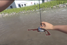 釣り+磁石=危険物なシム『Magnet Fishing Simulator』川で釣ったチャカでワニを倒すトレイラーが公開 画像