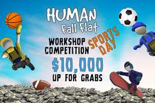 『Human: Fall Flat』でスポーツテーマのステージ作成コンペを開催中！採用者には10,000ドルの賞金も 画像