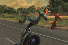 AIバイクに引きずられる男を描くTwisted Pixel新作『Loco Cycle』Steam/Xbox 360版が2月にリリース決定 画像