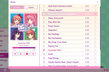 新要素たっぷりの『Doki Doki Literature Club Plus!』ゲームプレイトレイラー！ 音楽プレイヤーも搭載 画像