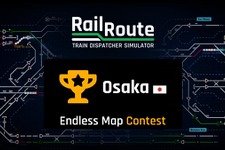 日本語対応の鉄道運輸司令シム『Rail Route』新マップ「大阪」をテーマにしたコンテスト開催！ 画像
