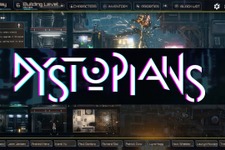 サイバーパンク・ストラテジー『Dystopians』Steamページ公開―依頼や略奪で基地のビルを拡張しよう 画像