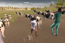牛から『直に牛乳を飲め』Steamストアページ公開―やる気をなくすバイトで牧場を発展させよう 画像