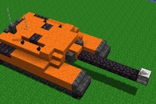 Mod無し『マイクラ』で戦車をビルド！悪戯好きプレイヤーがビルディング・コンテスト中に召喚 画像