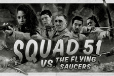 宇宙人と戦う白黒映画調50年代SF2Dシューター『Squad 51 vs. The Flying Saucers』2022年秋発売―Steam体験版配信中 画像