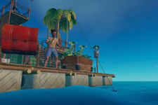 Steamで非常に好評の『Raft』ゲーム機版発売決定！イカダを広げて海をゆく一味違うサバイバル 画像
