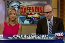 FOXニュースが『BioShock Infinite』と非常によく似たロゴを使用、移民問題ニュースで「我が国を守る」と記す 画像