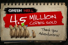 熱帯雨林サバイバル『Green Hell』販売本数450万本突破！Steamストアページでは40%オフのセールも実施中 画像