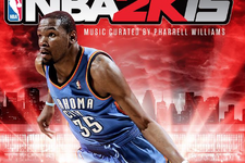『NBA 2K15』カバーアートが初公開、BGM選曲はファレル・ウィリアムスが担当 画像