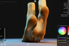 例の足特化ポーザーソフト『HAELE 3D- Feet Poser』Pro版が早期アクセス開始―アーティスト向けの多目的ツール 画像
