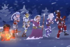 靴を食べようとするゲイルに雪に沈むカーラック…『バルダーズ・ゲート3』クリスマステーマの公式ショートアニメを楽しもう 画像
