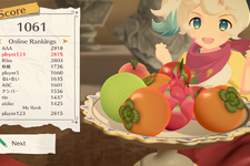 女の子に眺められながらフルーツ積み上げパズル『フルーツマウンテン』Steamでリリース！お皿から落とさないようにフルーツを積み上げていきハイスコアを目指そう 画像