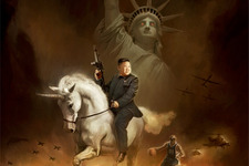 北朝鮮の金正恩氏が主役の横スクロールACゲーム『Glorious Leader!』、ソニー・ピクチャーズの騒動後も開発続行へ 画像