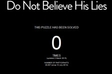 公開から約8ヶ月…未だ謎が解明されないパズルゲー『Do Not Believe His Lies』 画像