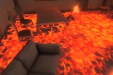 家やオフィスがマグマの海に！インディーACT『Hot Lava』Steam Greenlightに登場 画像