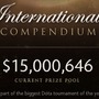 『Dota 2』世界大会「The International 2015」賞金総額1500万ドル突破―日本円で約18億