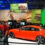 マイクロソフトブース、Forza Motorsport 5の展示スペースには、アウディ RS7 の実車を展示