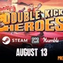メタル音楽でゾンビを迎え撃つ2DリズムSTG『Double Kick Heroes』正式版海外8月13日発売決定