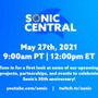 「ソニック・ザ・ヘッジホッグ」新情報含む30周年記念放送「SONIC CENTRAL」日本時間5月28日午前1時より開始【UPDATE】