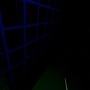 暗くて全然わかんないけど、本当はMRで現実の部屋の壁に沿って、CGの壁を設定しています。