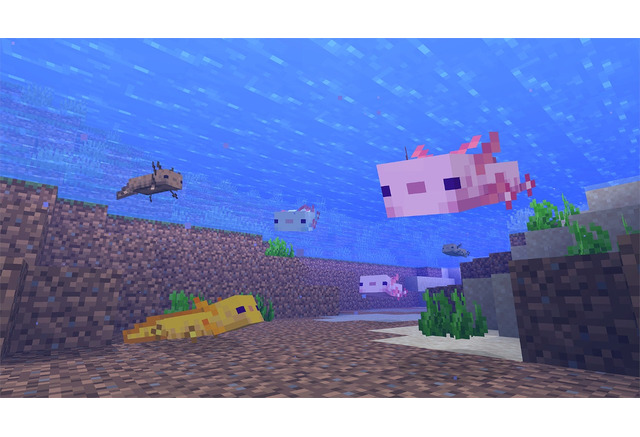 マインクラフト ヤギやウーパールーパーが登場するアップデート 洞窟と崖 第一弾配信開始 4枚目の写真 画像 Game Spark 国内 海外ゲーム情報サイト