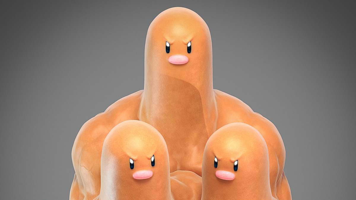 筋肉過ぎる ポケモン ダグトリオの 下 を描いた海外開発者制作3dモデル Game Spark 国内 海外ゲーム情報サイト 筋肉過ぎる ポケモン ダグトリオの 下 を描いた海外開発者制作3dモデル Game Spark 国内 海外ゲーム情報サイト