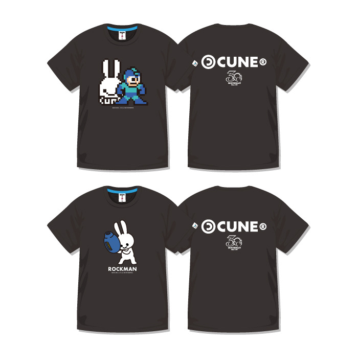 Cune ロックマン が30周年記念でコラボ ウサギがロックバスターを装備したtシャツも Game Spark 国内 海外ゲーム情報サイト