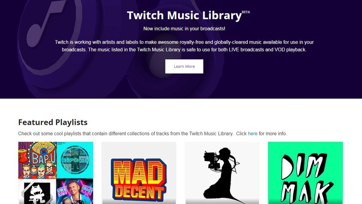 Twitch 配信でミュート処理されない楽曲ライブラリを公開 500曲以上を使用可能に Game Spark 国内 海外ゲーム情報サイト