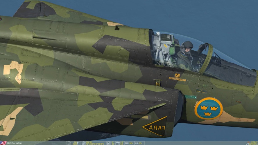 SAABビゲンが舞うフライトシム『DCS: AJS-37』が発表―カナード付きデルタ翼機