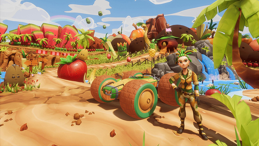 マリカースタイルの果物レースゲー『All-Star Fruit Racing』は7月海外発売！