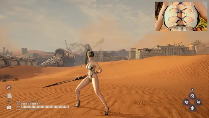 どんな場面でもベストアングルを見逃さない？三人称は背中で語るだけじゃない『Stellar Blade』にワイプウインドウ表示Modが登場