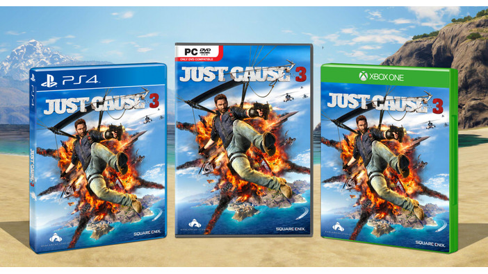 『Just Cause 3』ボックスアート公開！爽快感溢れるパッケージをチェック