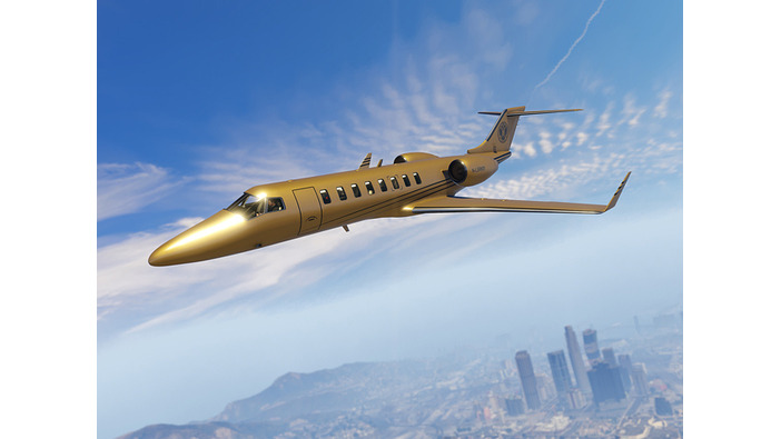 高級感溢れる『GTA Online』最新アップデートが来週実施―眩い黄金色のジェット機も！