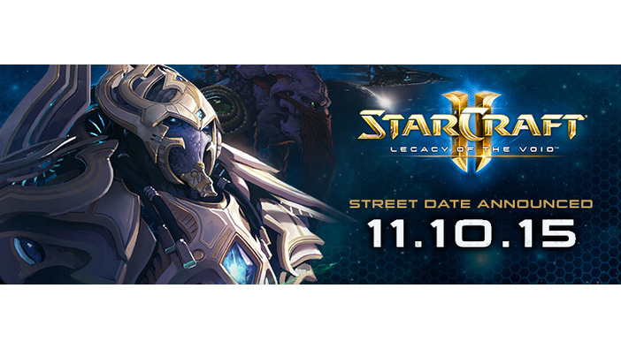 『StarCraft II: Legacy of the Void』11月10日発売決定、オープニングシネマティック映像も！