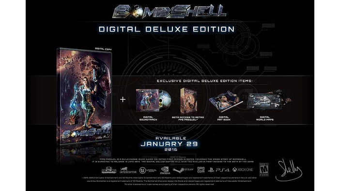 3D Realms新作アクションRPG『Bombshell』2016年1月海外発売決定！