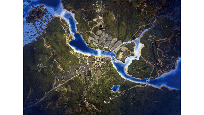 まるで航空写真！『The Witcher 3』マップを上空から捉えたド迫力ショット
