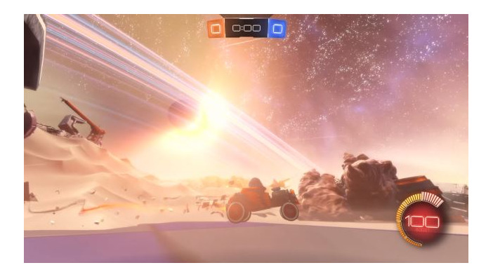 場外に飛び出し宇宙遊泳！『Rocket League』トンデモグリッチ映像