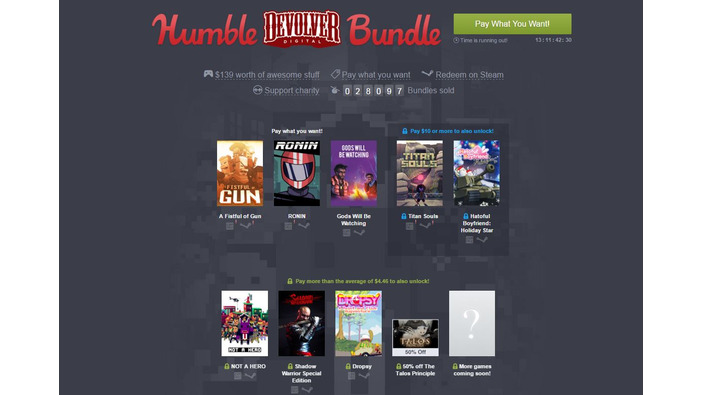 「Humble Devolver Digital Bundle」販売開始―斬新なインディーゲームが多数ラインナップ！