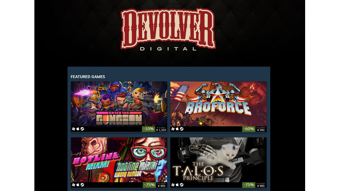 Steam「Devolver Digital パブリッシャー ウィークエンド」開催―注目のインディーゲー多数！