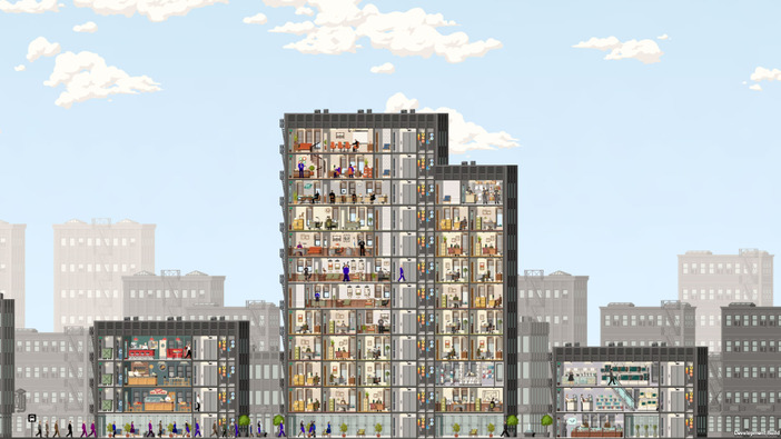 高層ビル建築運営シム『Project Highrise』新映像！―Steamページも