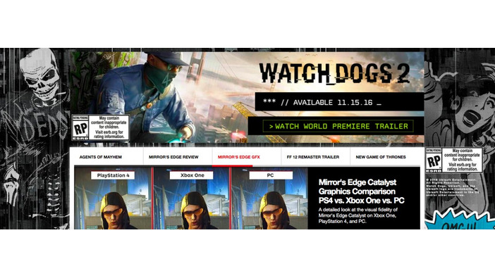 噂：『Watch Dogs 2』海外発売日は11月15日か―広告画像が一時掲載