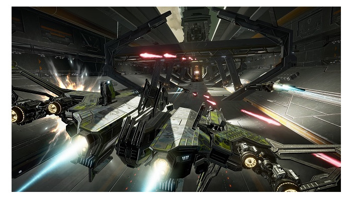 VRスペースコンバット『EVE: Valkyrie』初メジャーアップデート―「キャリアアサルト」で敵艦内部へ突入！