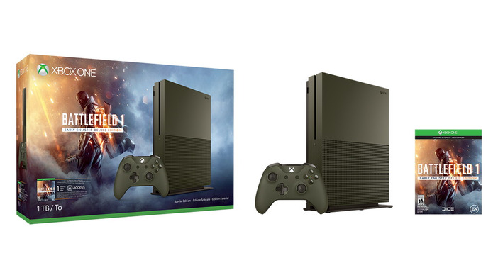 『Battlefield 1』Xbox One Sバンドルが海外発表！新カラー2種も追加