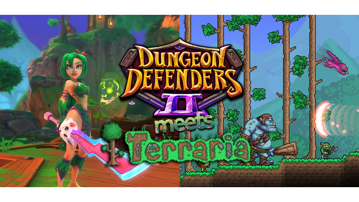 『Terraria』と『Dungeon Defenders II』がコラボ！―両作に新コンテンツ配信