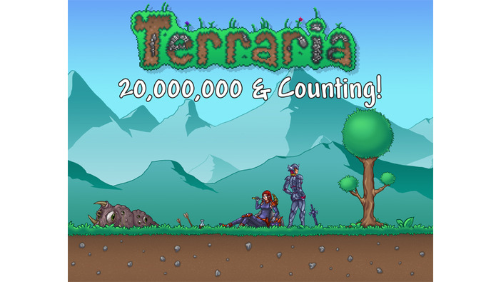 2Dサンドボックス『Terraria』の販売本数が2,000万本突破！―現在までの統計データも公開