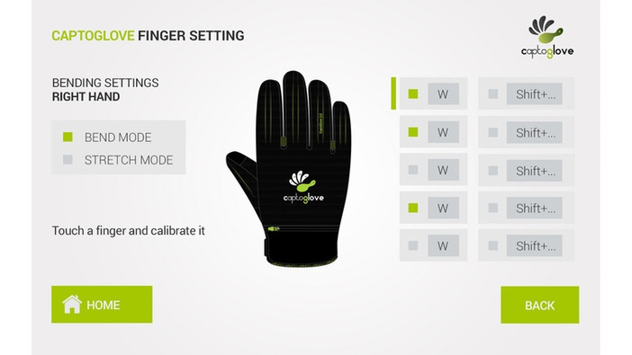 グローブ型コントローラ「CaptoGlove」資金調達に成功、キーアサイン可能なゲーミング手袋！