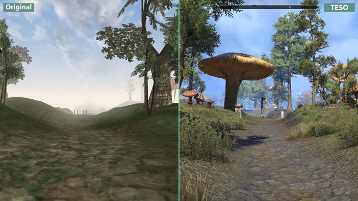 『TES III: Morrowind』と『ESO Morrowind』の比較映像―幻想的な雰囲気はそのままに美麗進化