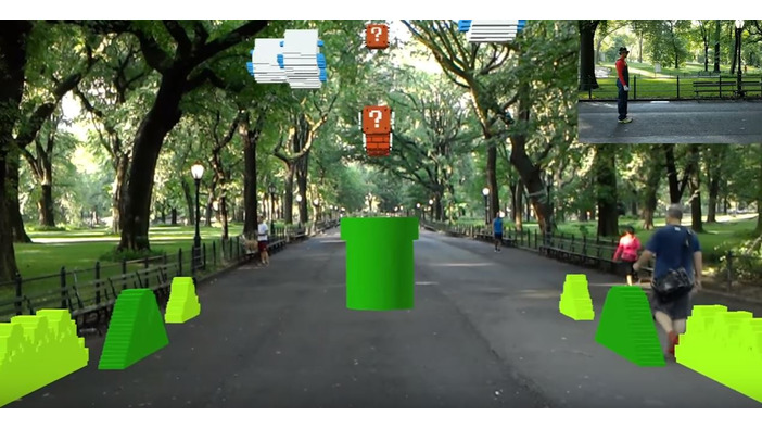HoloLensで『スーパーマリオ』ステージを再現！ニューヨークがキノコ王国に