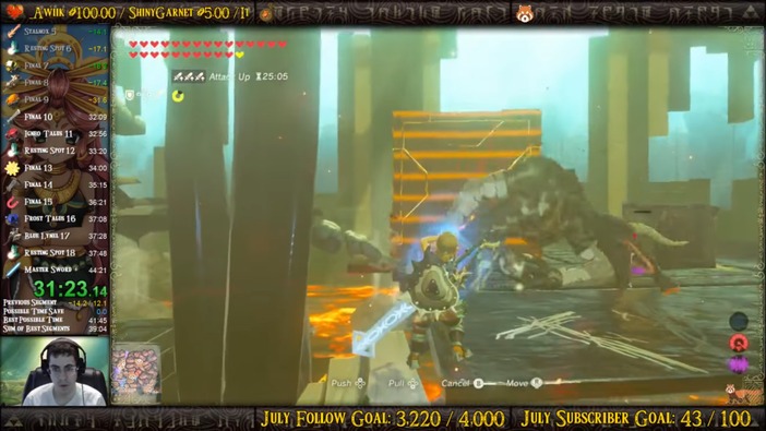 『ゼルダの伝説 BotW』“剣の試練”スピードラン映像！43分45秒で試練達成