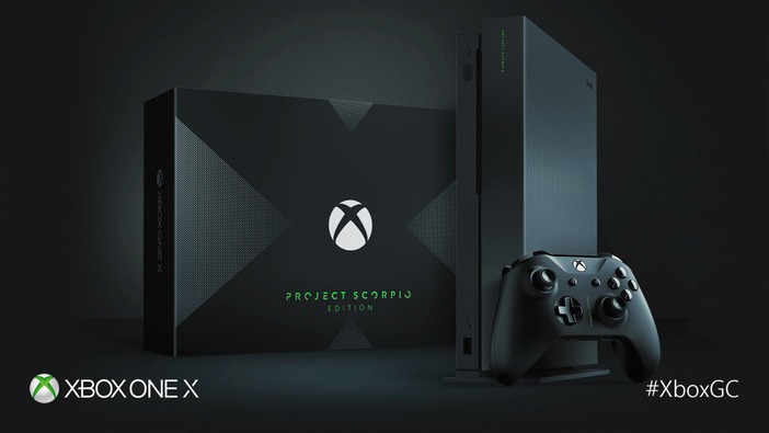 【GC 2017】「Xbox One X」海外で予約開始！―限定「Project Scorpio Edition」も